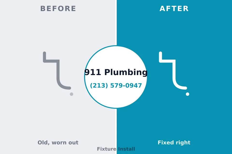 Before and after: plumbing company Massapequa, NY